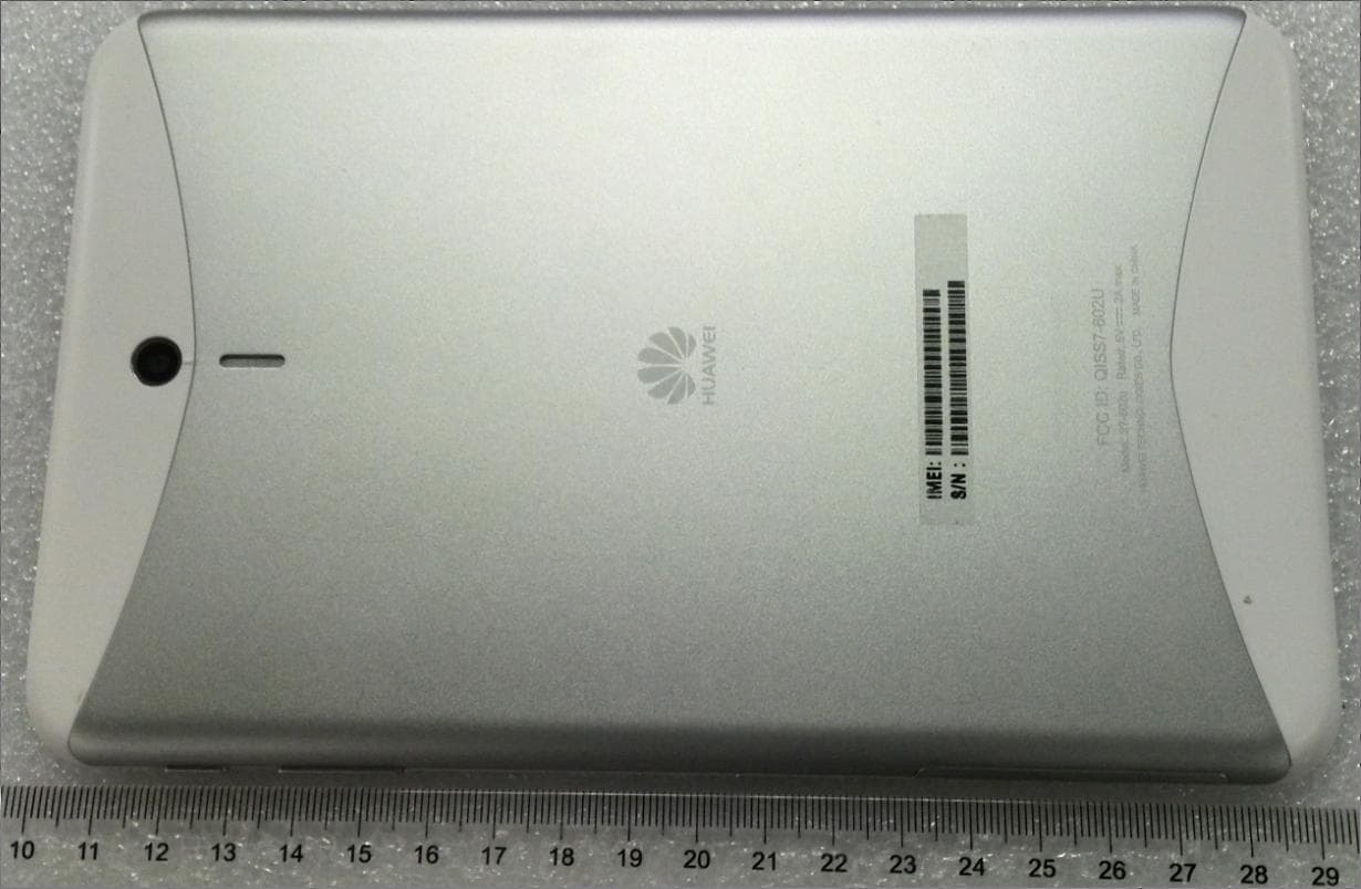 Mobile Cellular MediaPad supporting GSM850, PCS1900, UMTS II/V, 802.11 b/g/n, Bluetooth. - FCC ID QISS7-602U - Huawei Technologies Co.,Ltd (5)