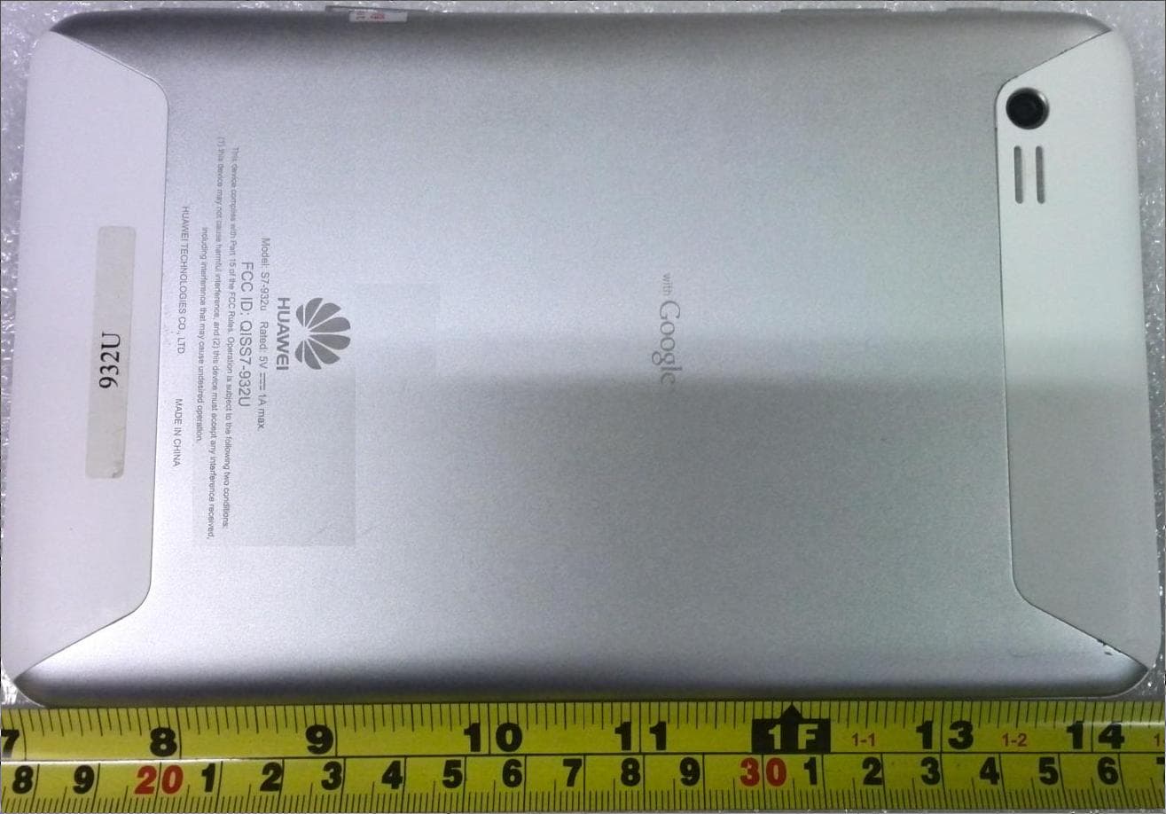 HUAWEI MediaPad 7 Lite - FCC ID QISS7-932U - Huawei Technologies Co.,Ltd
