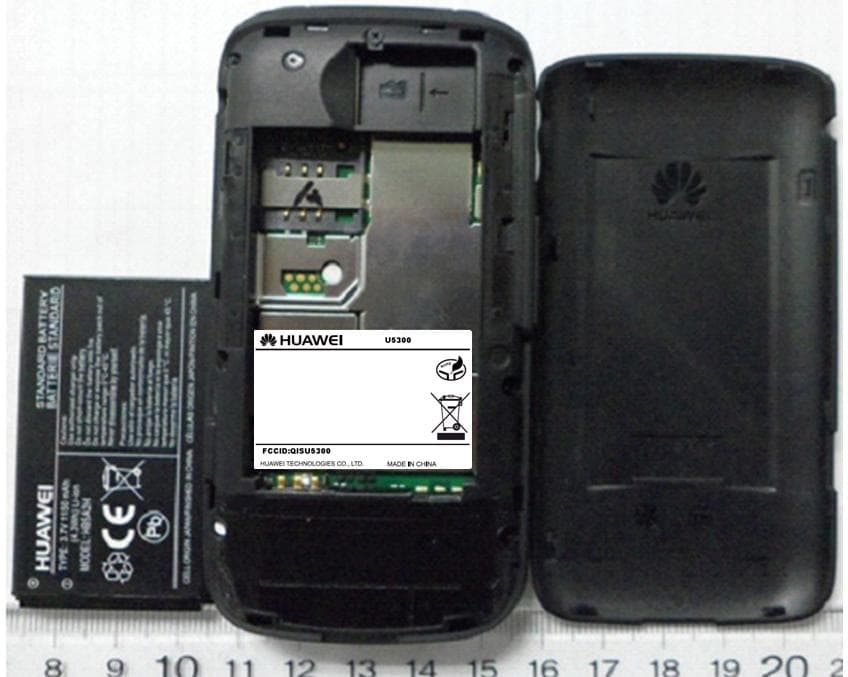 UMTS/GPRS/GSM/EDGE Mobile Phone with BT - FCC ID QISU5300 - Huawei Technologies Co.,Ltd