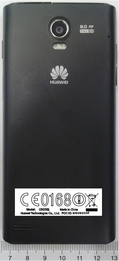 HSPA+/HSUPA/HSDPA/UMTS/GSM/GPRS/EDGE Mobile Phone - FCC ID QISU9200E - Huawei Technologies Co.,Ltd (2)