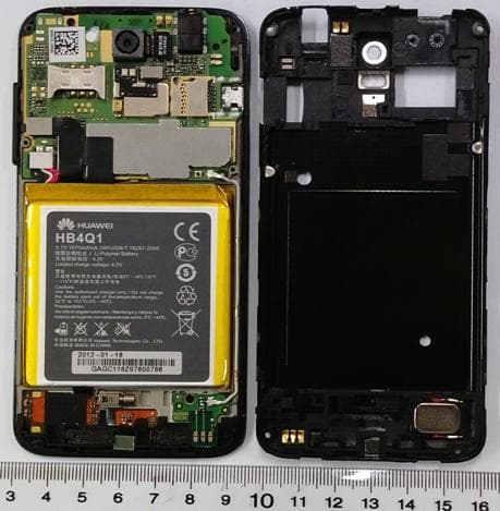 HSPA+/HSUPA/HSDPA/UMTS/GSM/GPRS/EDGE Mobile Phone with BT - FCC ID QISU9500 - Huawei Technologies Co.,Ltd (3)