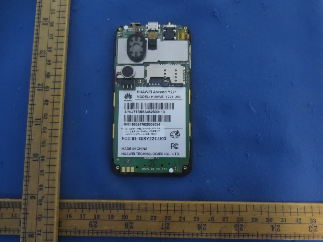 WCDMA Digital Mobile Phone - FCC ID QISY221-U03 - Huawei Technologies Co.,Ltd (5)