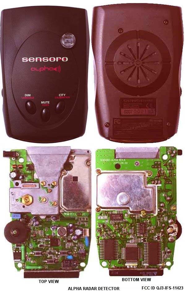 Radar Detector - FCC ID QJ3IFS-11423 - PNI Corporation