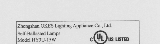 Energy Saving Lamp - FCC ID QK4OKES - Zhongshan OKES Lighting Appliance Co., Ltd. (2)