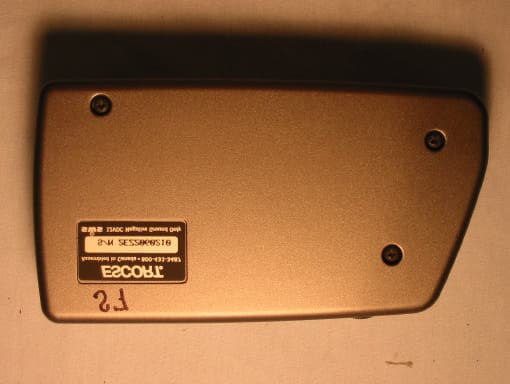 Radar Detector - FCC ID QKL8500 - Escort Incorporated