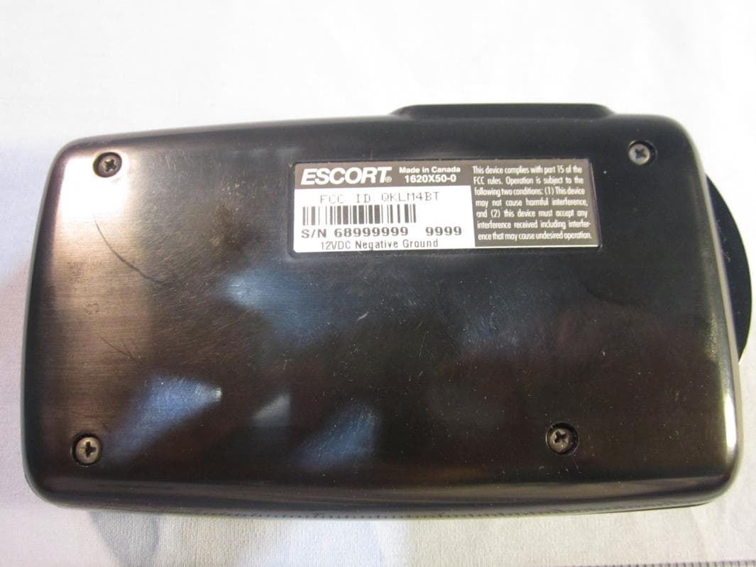 Radar Detector - FCC ID QKLM4BT - Escort Incorporated (3)