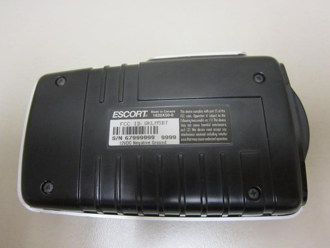 Radar Detector - FCC ID QKLM5BT - Escort Incorporated (2)