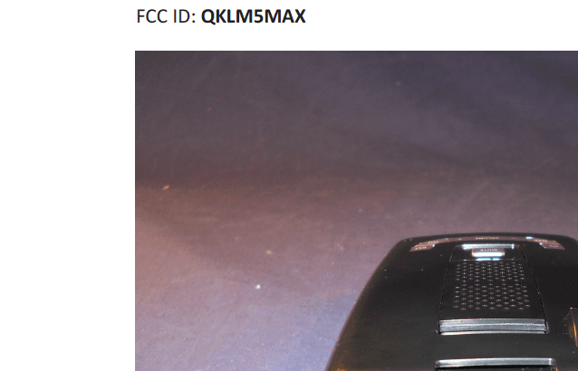 Radar Detector - FCC ID QKLM5MAX - Escort Incorporated (2)