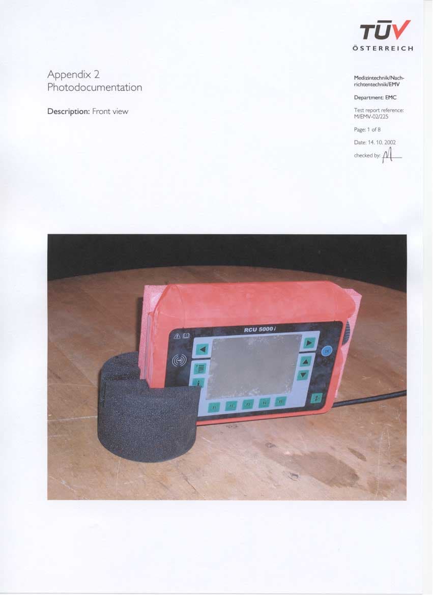 Radio frequency identification system - FCC ID QKWRF5000I - FRONIUS International gmbh