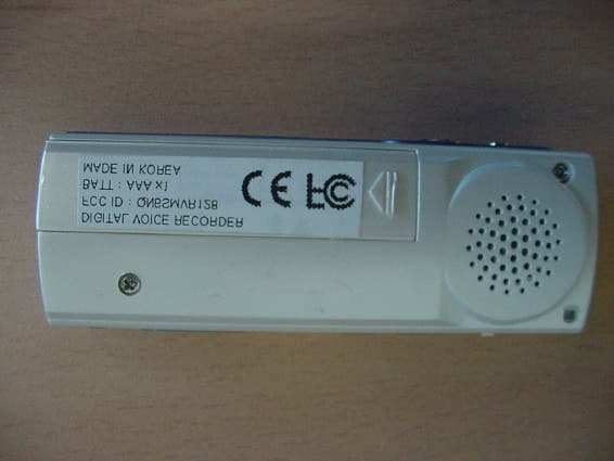 Digital Voice Recorder - FCC ID QN6SMVR128 - TOODIS lnc. (2)