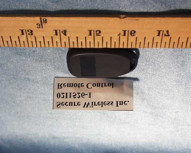 Wireless Remote Control Transmitter - FCC ID QNPEV-F345 - Secure Wireless, Inc (2)