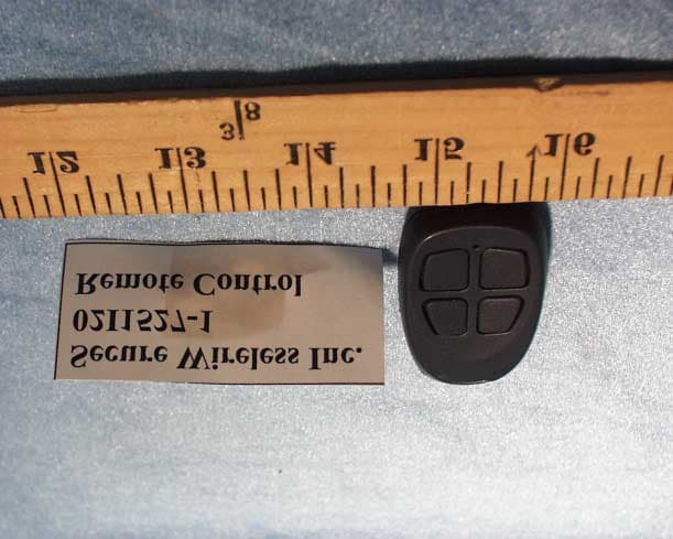 Wireless Remote Control Transmitter - FCC ID QNPEV-F433 - Secure Wireless, Inc (2)