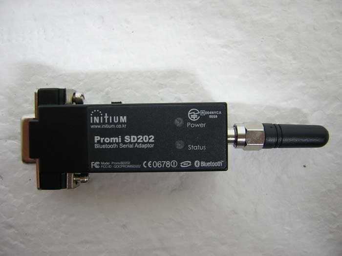 Bluetooth Serial Adapter - FCC ID QOCPROMISD202A - INITIUM Co., Ltd.