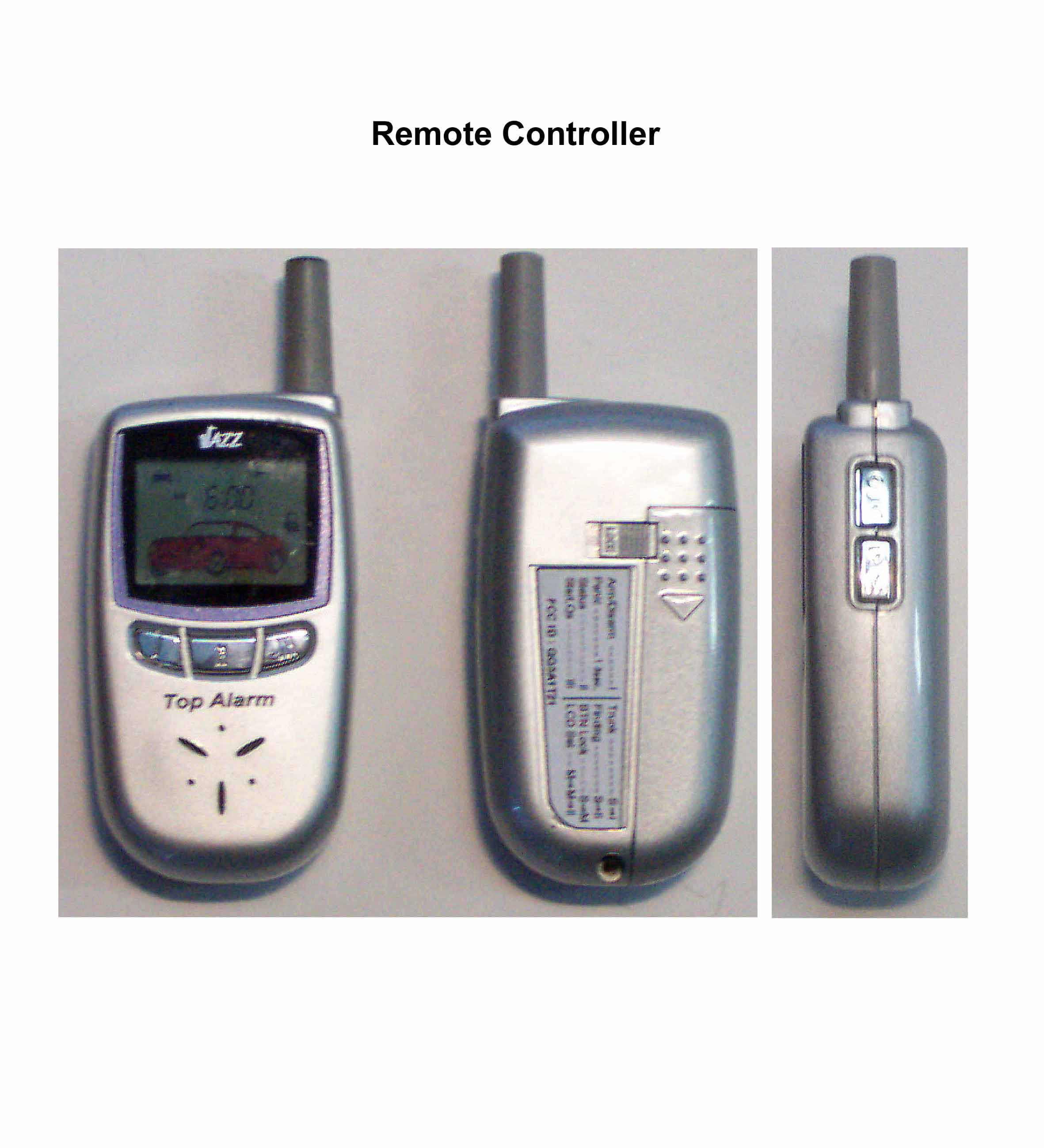 Two Way Car Alarm System - FCC ID QQ5A1T21 - A1TECH Inc.