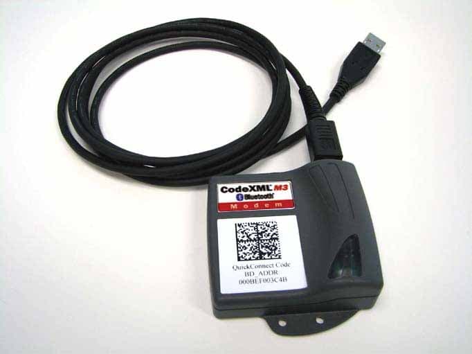 CodeXML M3 Bluetooth Modem - FCC ID QQ6-XML02 - Code Corporation