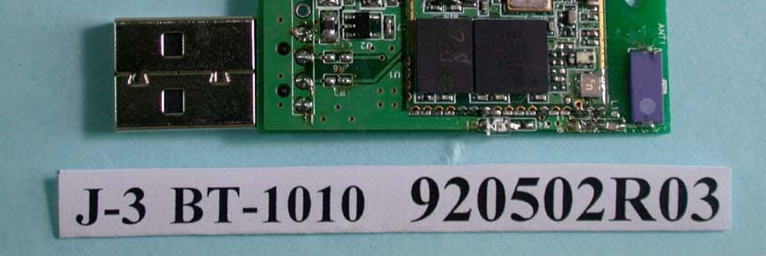 Low Power Bluetooth Class II Module - FCC ID QQGBT1010 - J-Three International Holding Co., Ltd