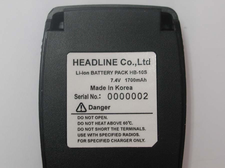UHF Transceiver - FCC ID QREHL-10U2 - Headline Information & Communication Ltd. (3)