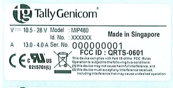 Dot Printer - FCC ID QRTS-0601 - TOSHIBA TEC Singapore Pte Ltd (4)