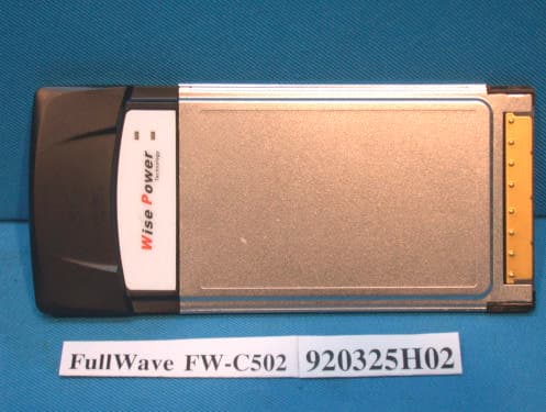 802.11b Wireless LAN CardBus Adapter - FCC ID QRV-FW-C502-0304 - FullWave Technology Co., Ltd