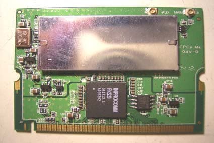 802.11 b/g Mini-PCI Card - FCC ID QS3WGBPR1 - TwinMOS Technologies Inc.