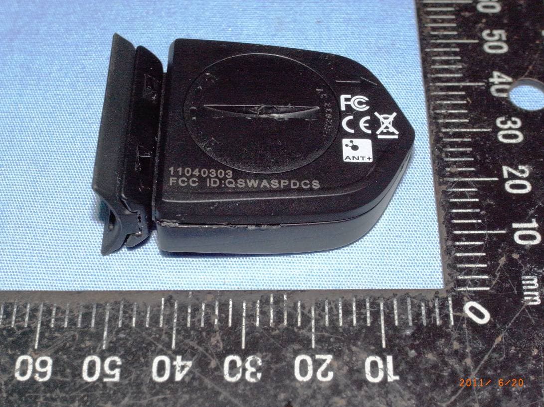 ANT+ SPEED/CADENCE - FCC ID QSWASPDCS - Zentan Technology Co., Ltd.