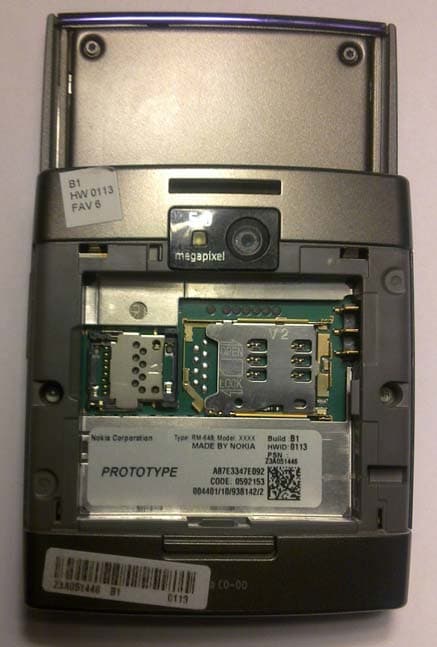 GSM/WCDMA cellular phone w/BT and WLAN - FCC ID QTKRM-648 - Microsoft Corporation