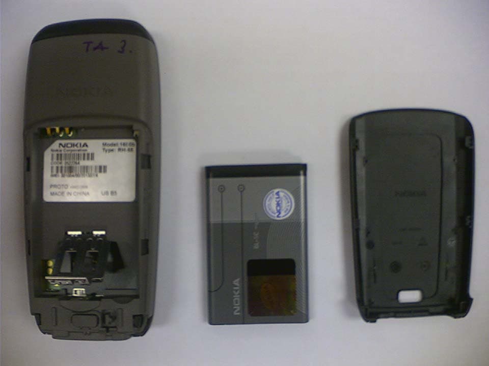 GSM 850/ 1900 PCS Cellular Telephone - FCC ID QTLRH-65 - Microsoft Corporation