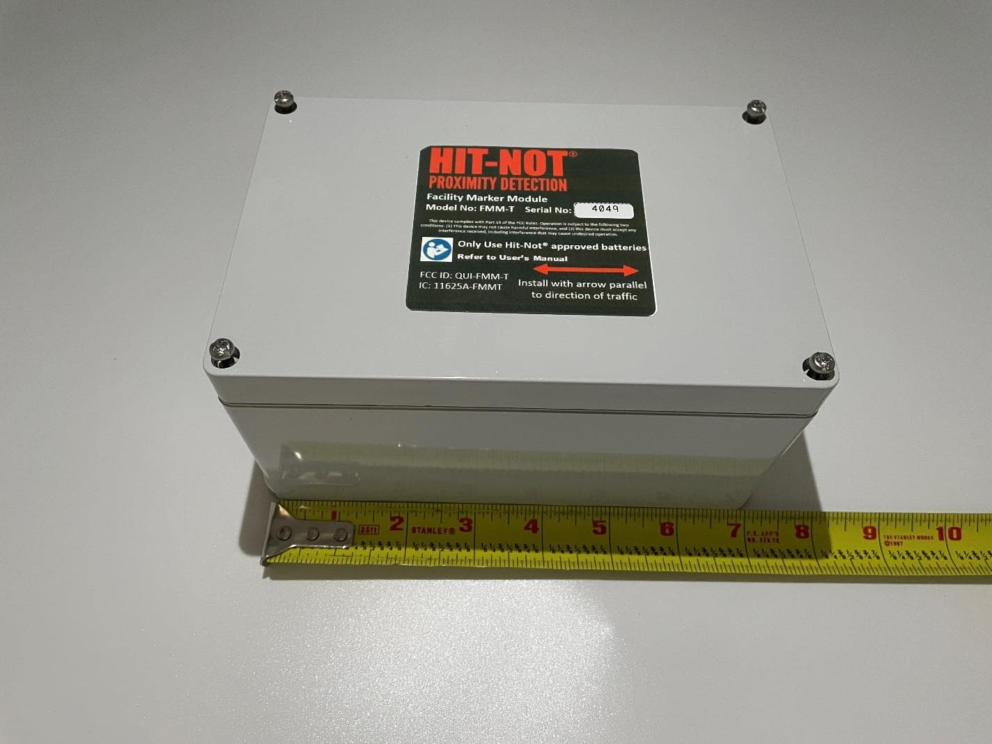 Facility Marker Module Tracking - FCC ID QUI-FMM-T - Frederick Energy Products LLC