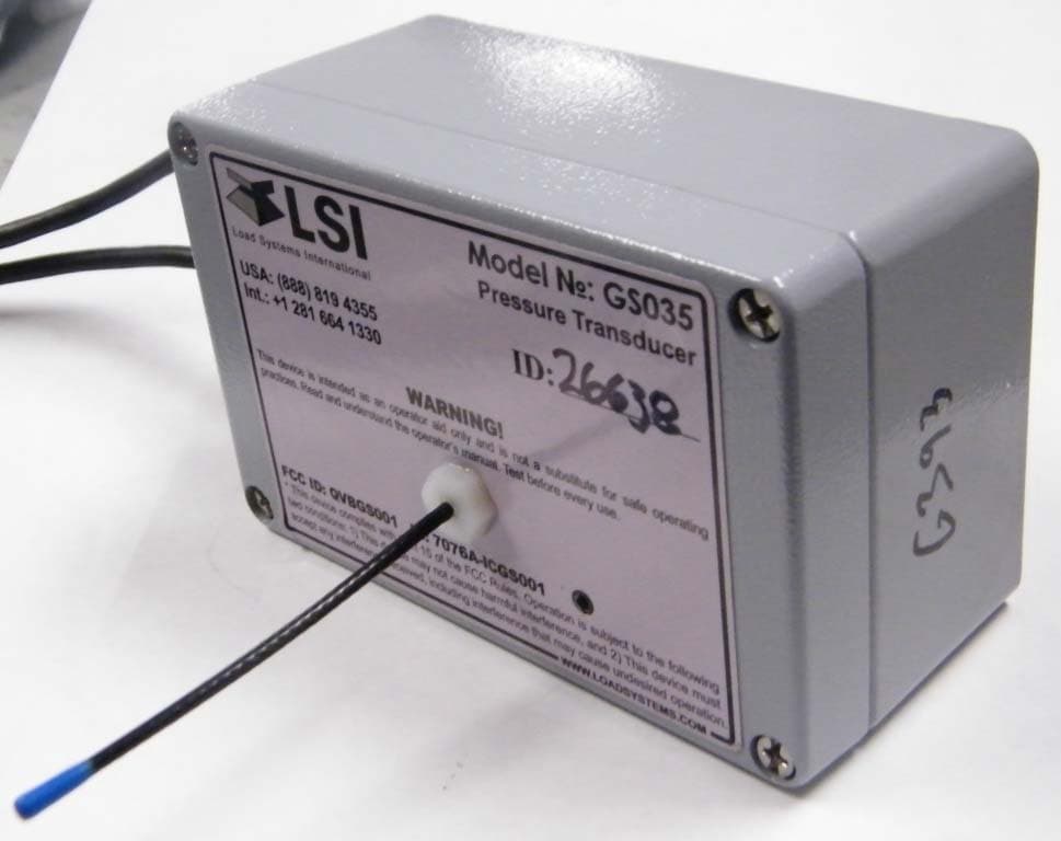 GS012: Angle Length Sensor; GS035: Pressure Transducer - FCC ID QVBGS001 - Load Systems International, Inc. (2)