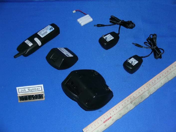 5.8GHz/2.4GHz Analog Cordless Phone w/CID-Handset - FCC ID QVF0701H - I-Tel Corporation (2)