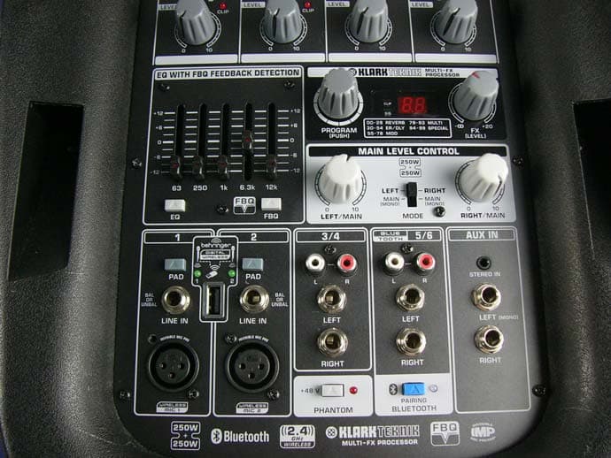 Portable PA System - FCC ID QWHPPA500BT - Music Tribe Commercial MY Sdn. Bhd.