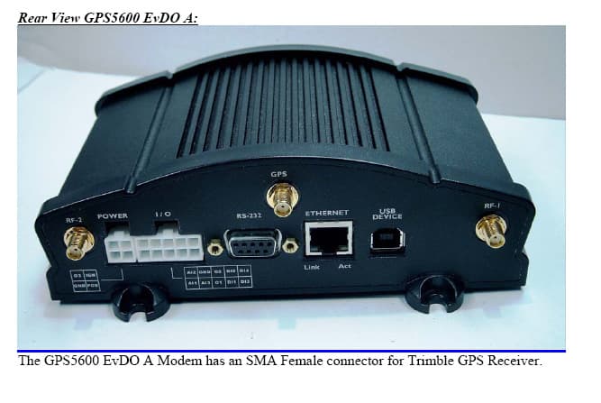 CDMA Modem - FCC ID QWV-BTX600A - Bluetree Wireless Data Inc.
