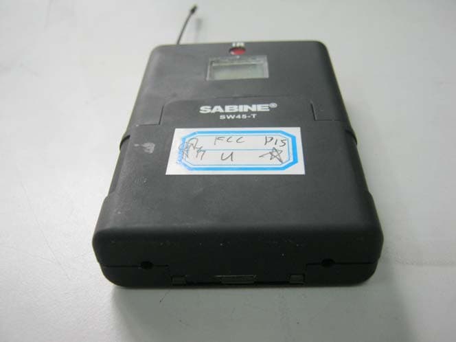Bodypack Transmitter - FCC ID QYXSW45-T - Sabine, Inc. (4)