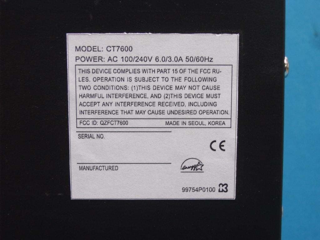 Personal Computer - FCC ID QZFCT7600 - DAEWOO Lucoms Co., Ltd