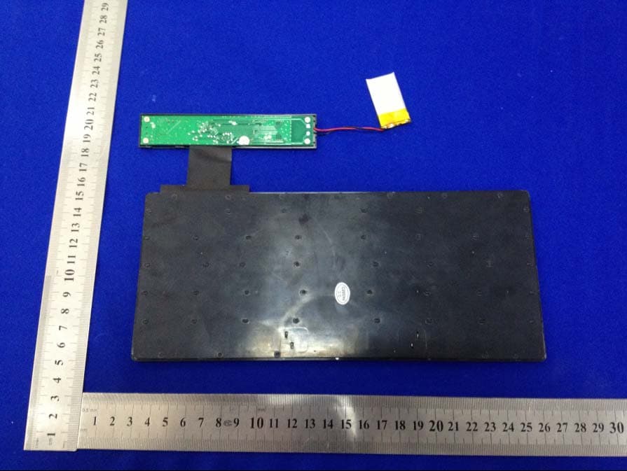 Scissors feet ABS Bluetooth Keyboard - FCC ID QZMHB023A - Shenzhen Bluekey Technology Co., Ltd (2)
