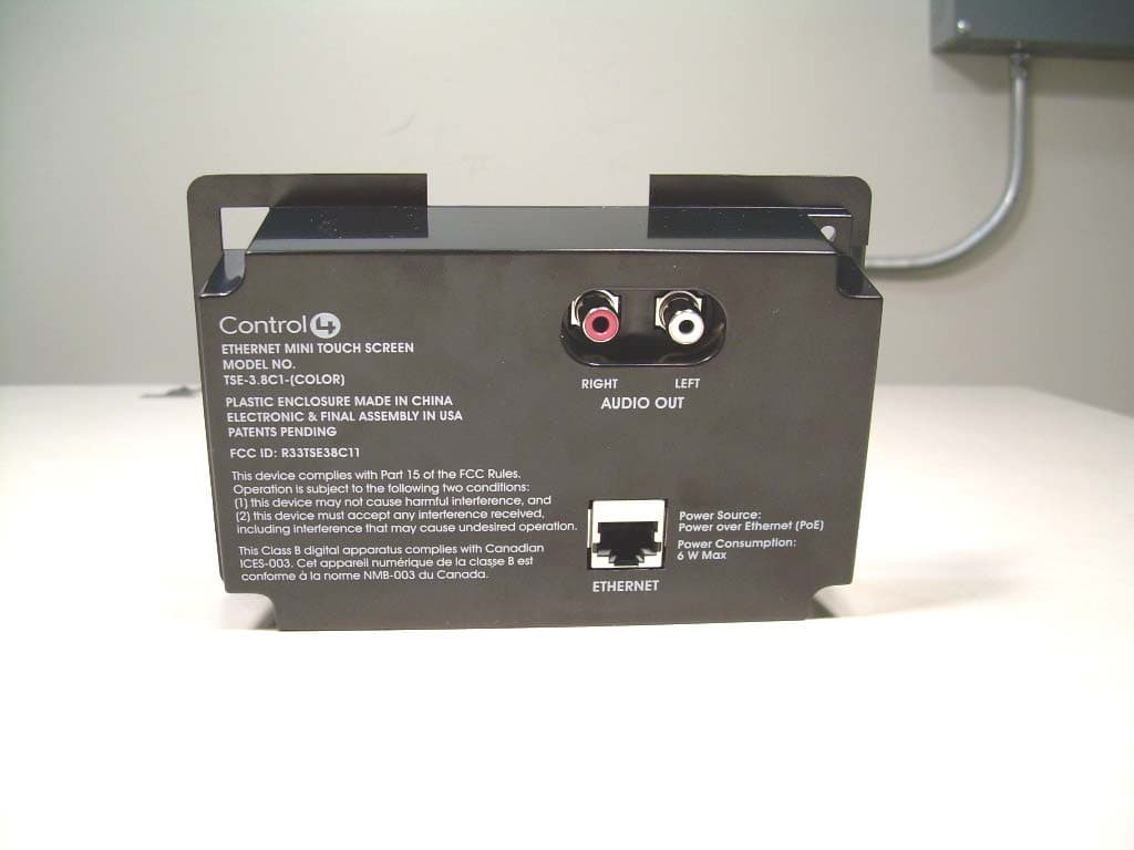 WiFi Mini/Touch Screen - FCC ID R33TSX38C21 - Snap One, LLC