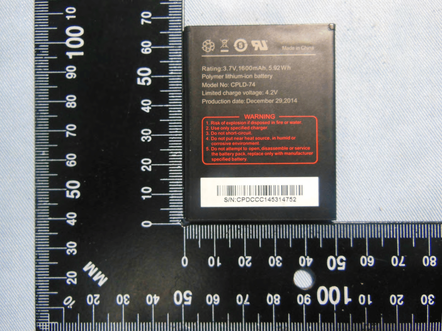 Smartphone - FCC ID R38YL3300A - Yulong Computer Telecommunication Scientific (Shenzhen) Co. LTD (3)