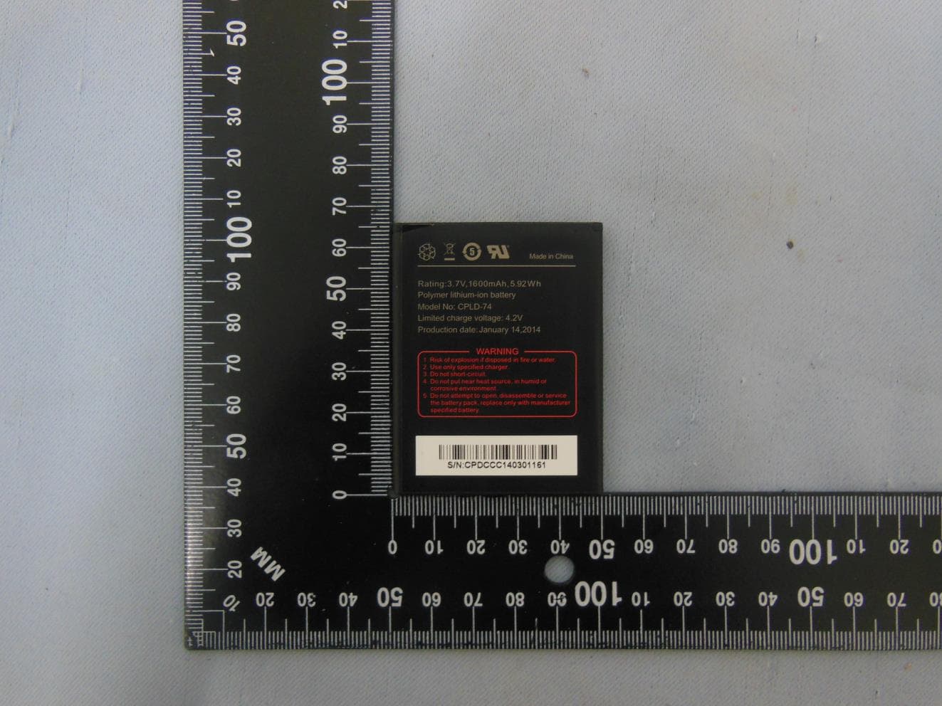 Smartphone - FCC ID R38YL5560S - Yulong Computer Telecommunication Scientific (Shenzhen) Co. LTD