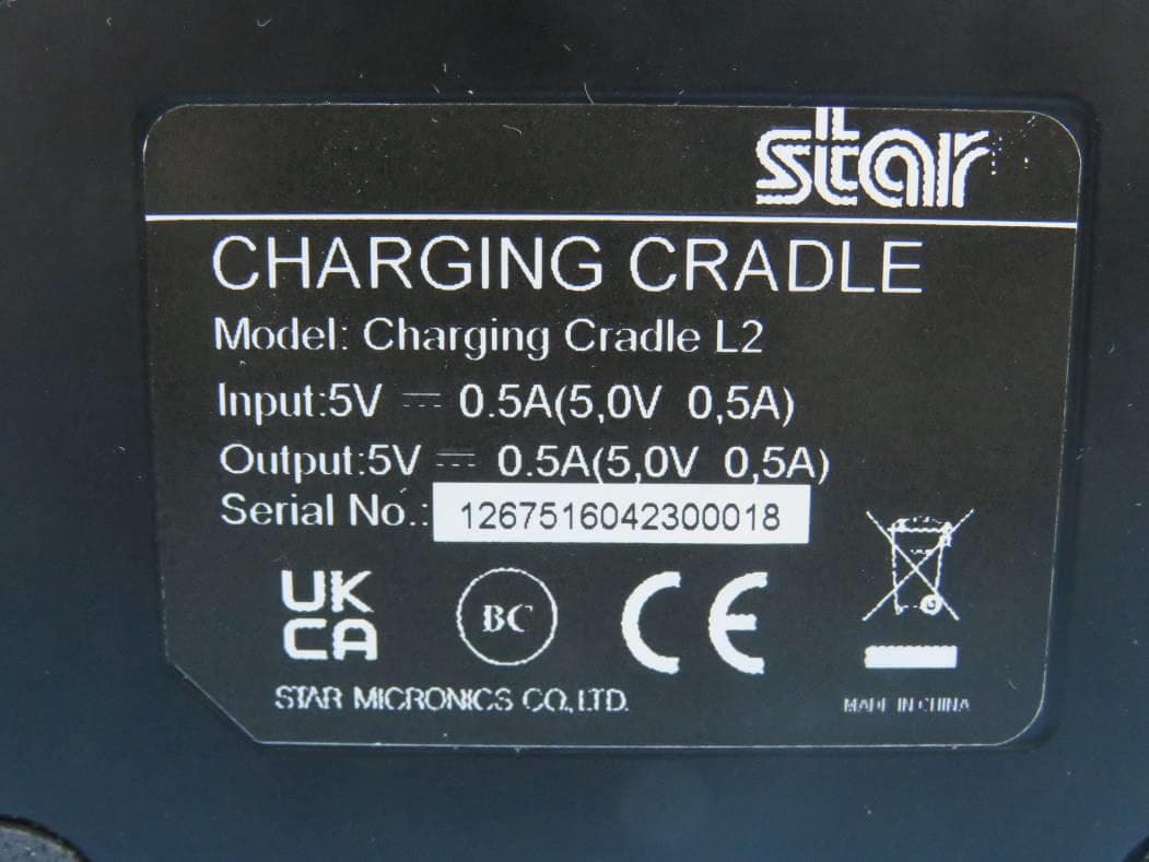 Portable Thermal Printer - FCC ID R49SM-L201 - STAR MICRONICS CO., LTD.