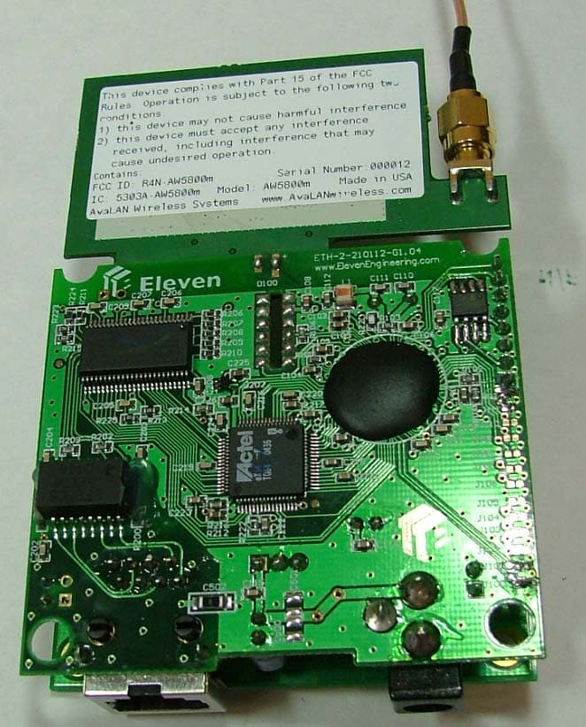 5.8GHz Wireless Ethernet Bridge Module - FCC ID R4N-AW5800M - Avalan Wireless Systems Incorporated (2)