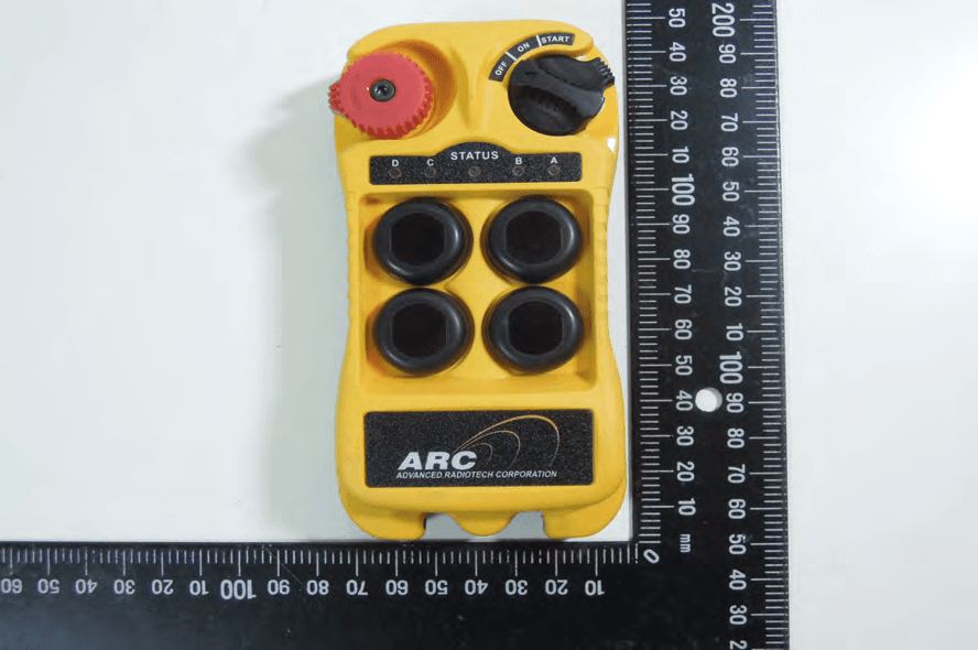 Industrial radio remote control systems - FCC ID R4UARCFLEXEX - Advanced Radiotech Corporation (2)