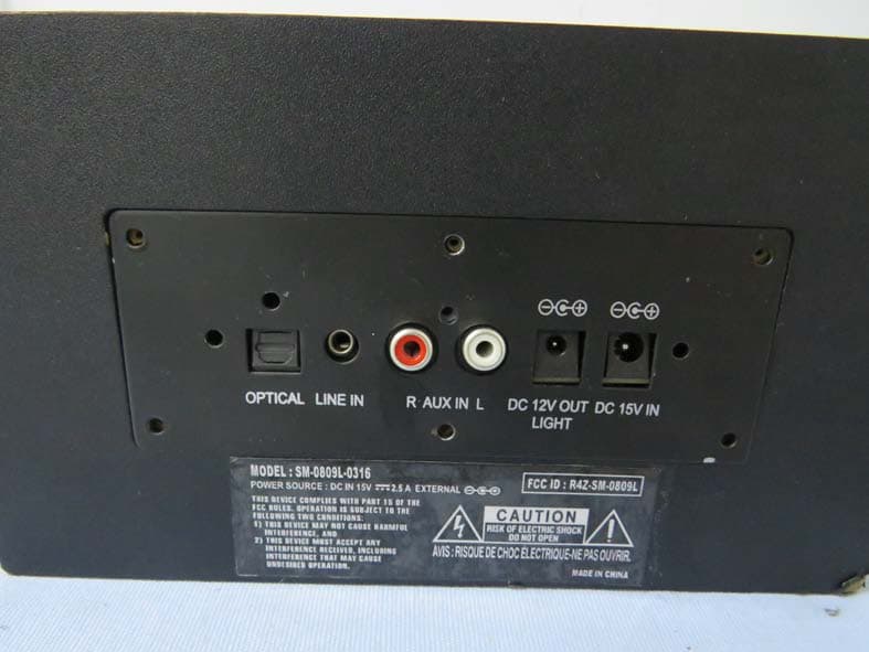 SOUND System - FCC ID R4Z-SM-0809L - Zhongshan Senjia Electrical Appliances Co., Ltd. (5)