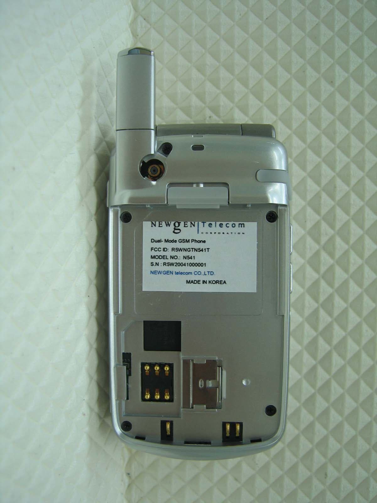 Tri-band GSM phone GSM850/GSM1900/DCS1800 - FCC ID R5WNGTN541T - NewGen Telecom. Co., Ltd. (3)