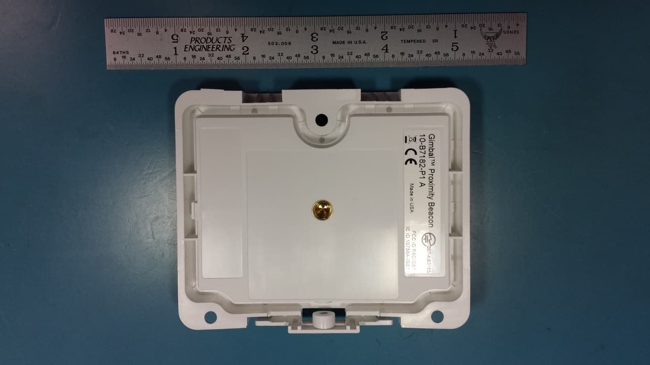 GIMBAL PROXIMITY BEACON - FCC ID R6CIGB1 - Gimbal, Inc.