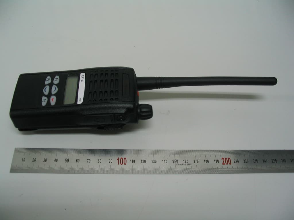 FM Handheld Transceiver (VHF) - FCC ID R72EP100 - E-TECH Co., Ltd.