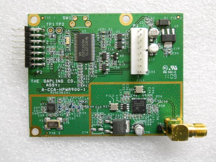 914 TO 928 MHz FREQUENCY HOPPING TRANSCEIVER MODULE - FCC ID R73HPB1 - The Sapling Company, Inc
