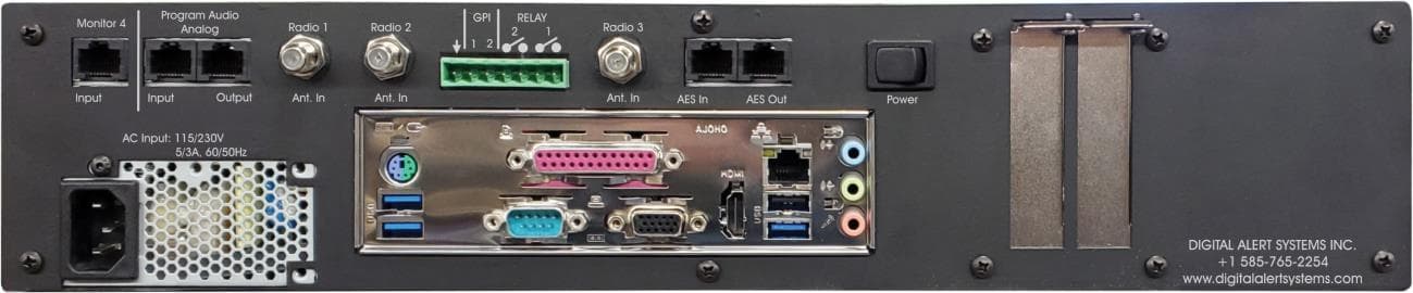 EAS Encoder/Decoder - FCC ID R8VG3DAS01 - Digital Alert Systems, Inc.