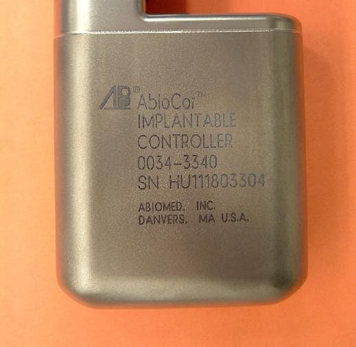 AbioCor Implantable Controller - FCC ID R9G-0034-3340 - ABIOMED Inc.