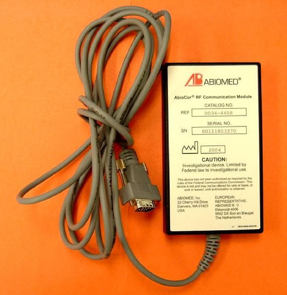 AbioCor RF Communication Module - FCC ID R9G0034-4458 - ABIOMED Inc.