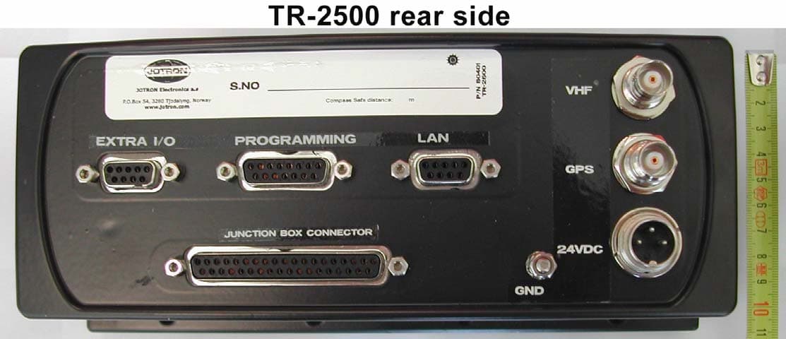 Tron UAIS TR-2500 - FCC ID RA9TR2500 - Jotron AS